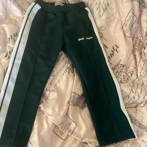 Kids palm angels track pants size 6 ..( green )